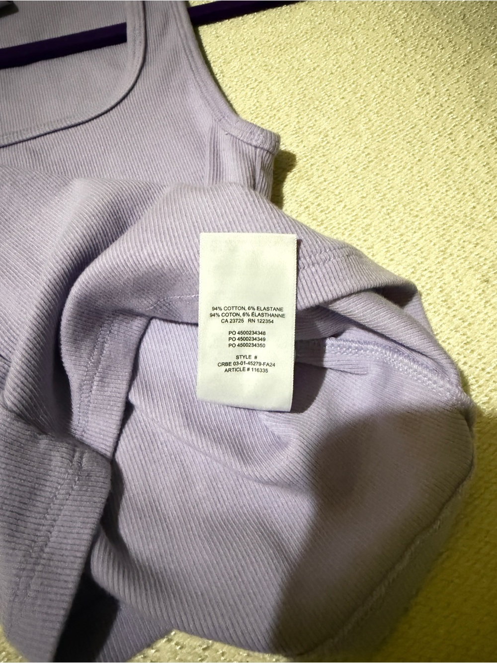Aritzia Homestretch Square-Neck Waist Tank - Picture 7 of 7